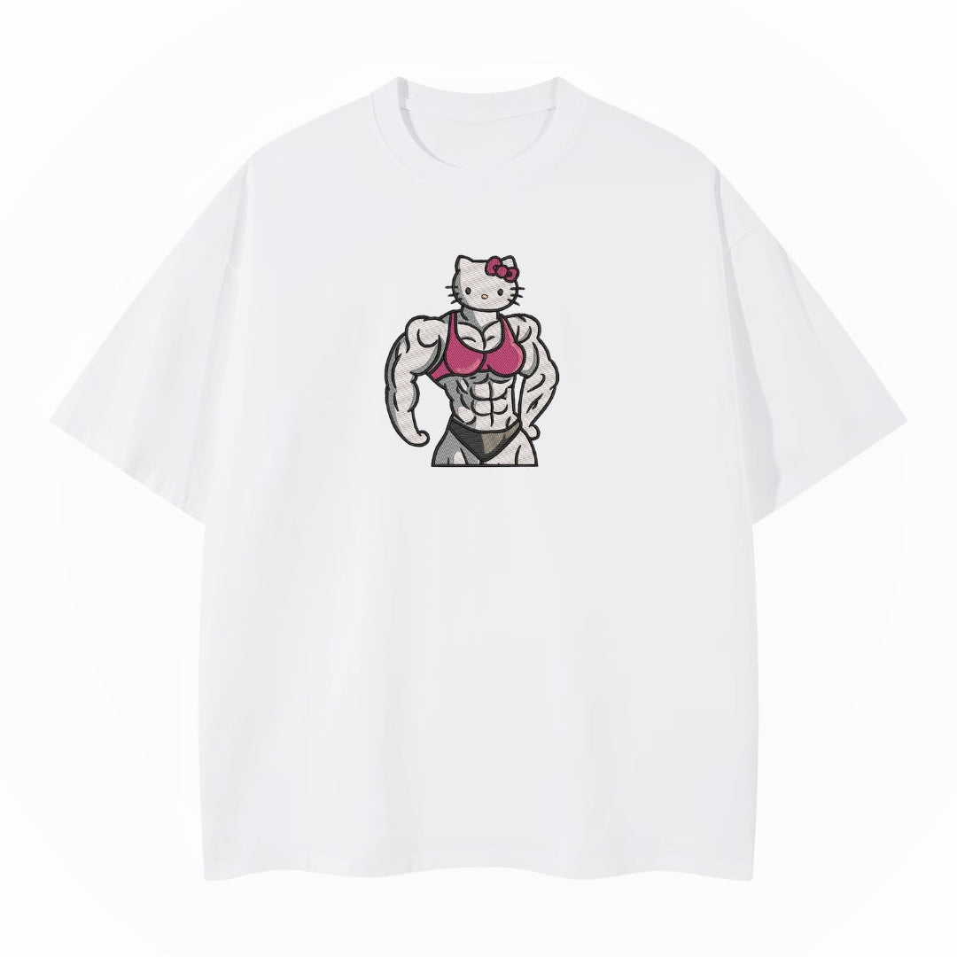 Gym kitty T-shirt